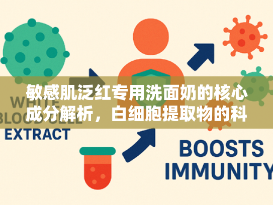 敏感肌泛红专用洗面奶的核心成分解析，白细胞提取物的科学力量
