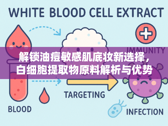 解锁油痘敏感肌底妆新选择，白细胞提取物原料解析与优势
