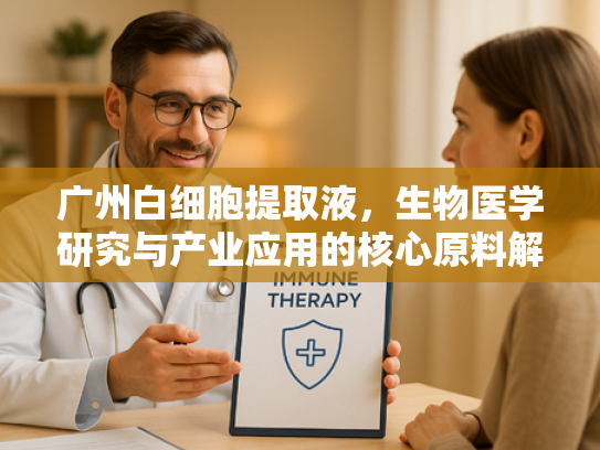 广州白细胞提取液，生物医学研究与产业应用的核心原料解析