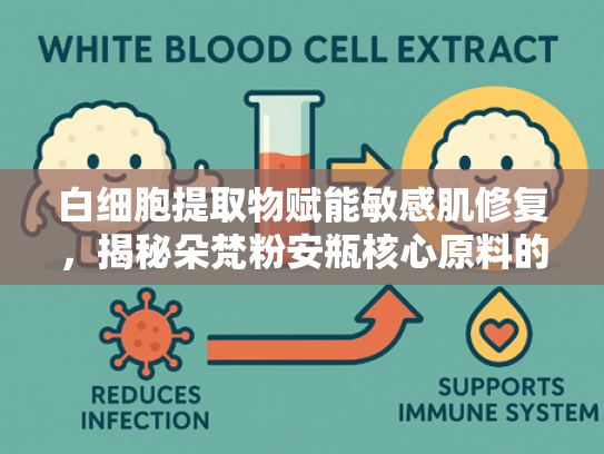 白细胞提取物赋能敏感肌修复，揭秘朵梵粉安瓶核心原料的科学力量