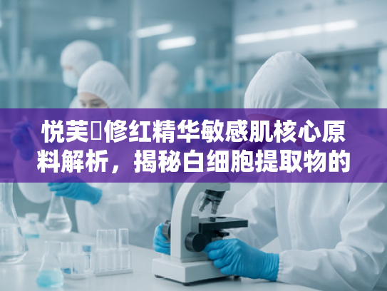 悦芙媞修红精华敏感肌核心原料解析，揭秘白细胞提取物的修护力