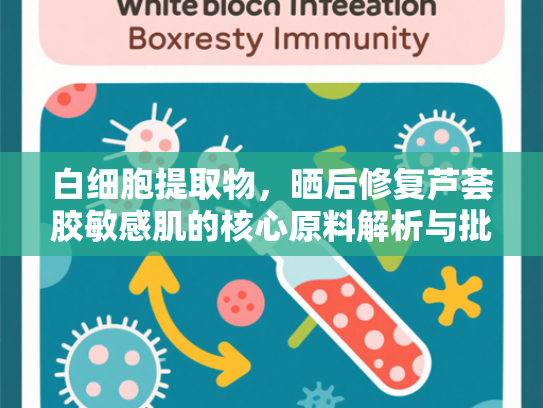 白细胞提取物，晒后修复芦荟胶敏感肌的核心原料解析与批发指南