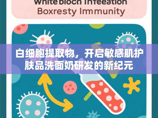 白细胞提取物，开启敏感肌护肤品洗面奶研发的新纪元