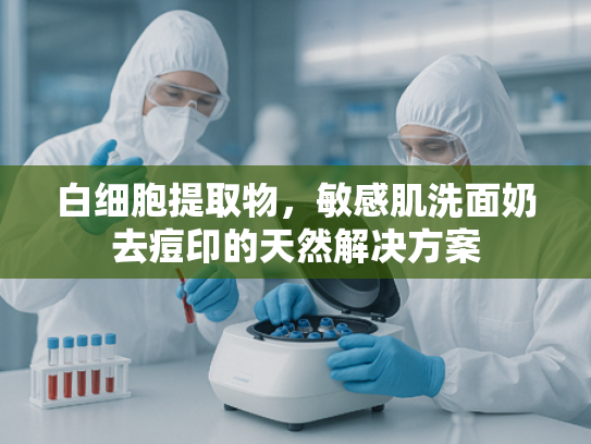 白细胞提取物，敏感肌洗面奶去痘印的天然解决方案