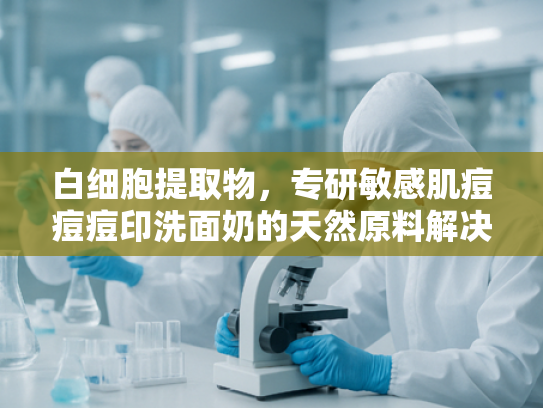 白细胞提取物，专研敏感肌痘痘痘印洗面奶的天然原料解决方案