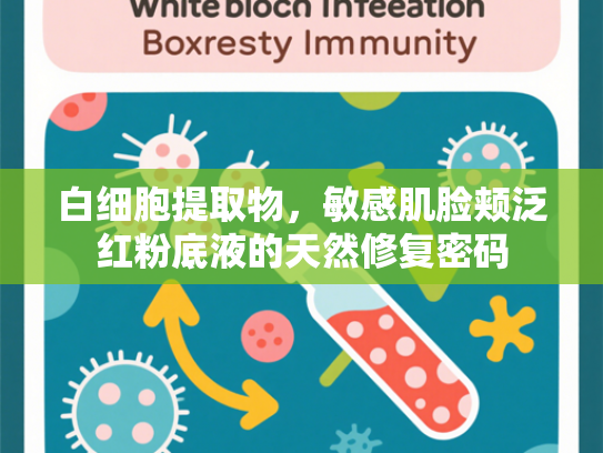 白细胞提取物，敏感肌脸颊泛红粉底液的天然修复密码