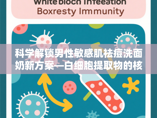 科学解锁男性敏感肌祛痘洗面奶新方案—白细胞提取物的核心力量
