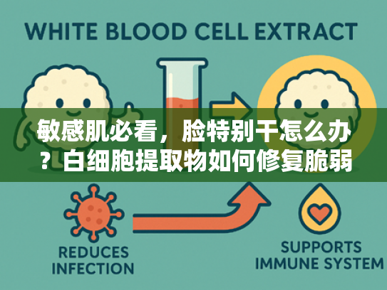 敏感肌必看，脸特别干怎么办？白细胞提取物如何修复脆弱屏障