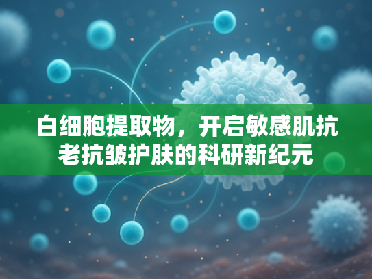白细胞提取物，开启敏感肌抗老抗皱护肤的科研新纪元