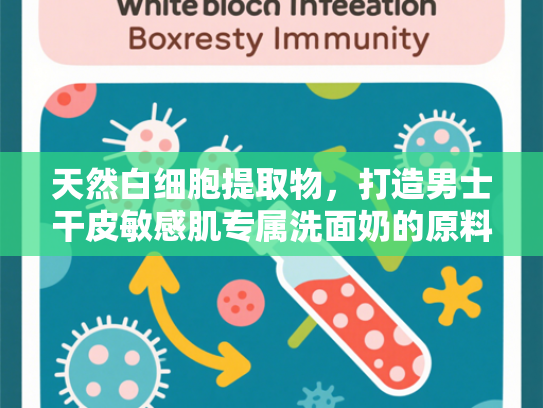 天然白细胞提取物，打造男士干皮敏感肌专属洗面奶的原料奥秘