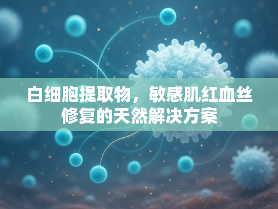 白细胞提取物，敏感肌红血丝修复的天然解决方案