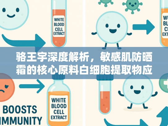 骆王宇深度解析，敏感肌防晒霜的核心原料白细胞提取物应用指南