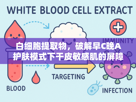 白细胞提取物，破解早C晚A护肤模式下干皮敏感肌的屏障修复密码