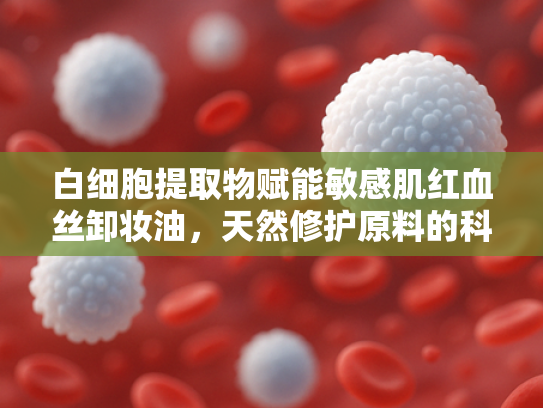 白细胞提取物赋能敏感肌红血丝卸妆油，天然修护原料的科学突破