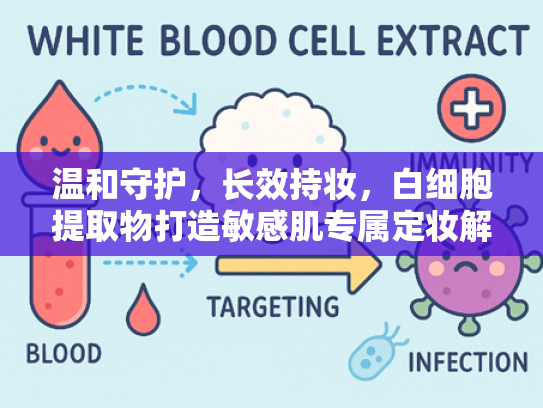 温和守护，长效持妆，白细胞提取物打造敏感肌专属定妆解决方案