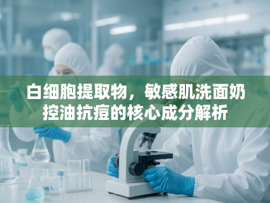 白细胞提取物，敏感肌洗面奶控油抗痘的核心成分解析