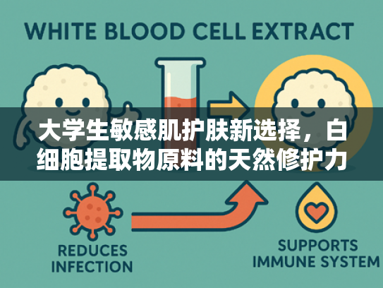 大学生敏感肌护肤新选择，白细胞提取物原料的天然修护力解析