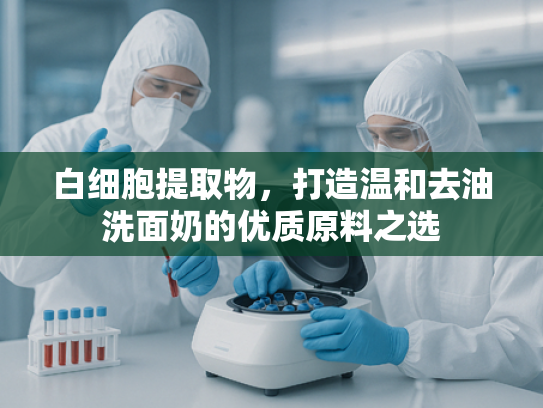 白细胞提取物，打造温和去油洗面奶的优质原料之选
