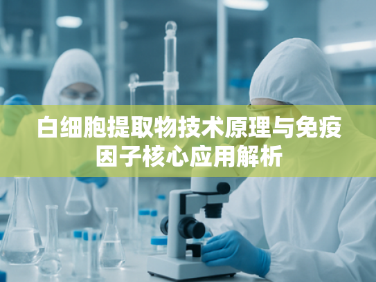 白细胞提取物技术原理与免疫因子核心应用解析