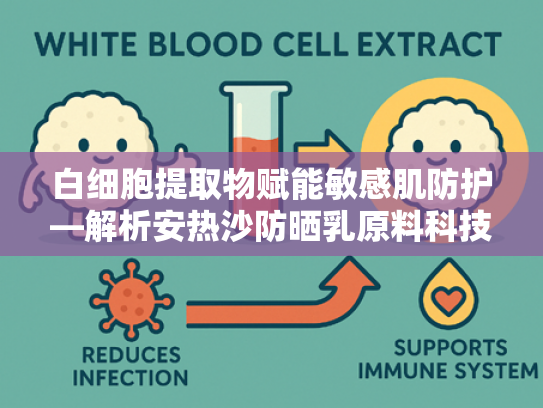 白细胞提取物赋能敏感肌防护—解析安热沙防晒乳原料科技与原料供应优势