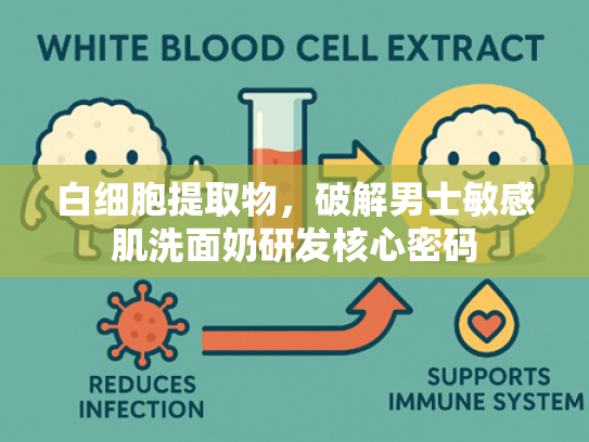 白细胞提取物，破解男士敏感肌洗面奶研发核心密码