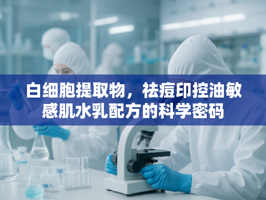 白细胞提取物，祛痘印控油敏感肌水乳配方的科学密码