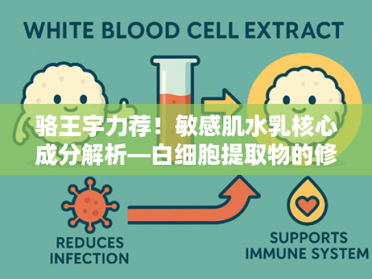 骆王宇力荐！敏感肌水乳核心成分解析—白细胞提取物的修复奥秘