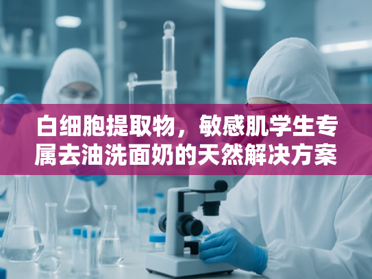 白细胞提取物，敏感肌学生专属去油洗面奶的天然解决方案