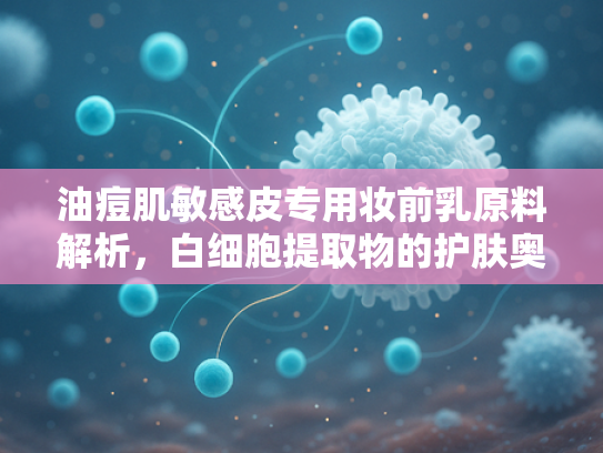 油痘肌敏感皮专用妆前乳原料解析，白细胞提取物的护肤奥秘与批发优势