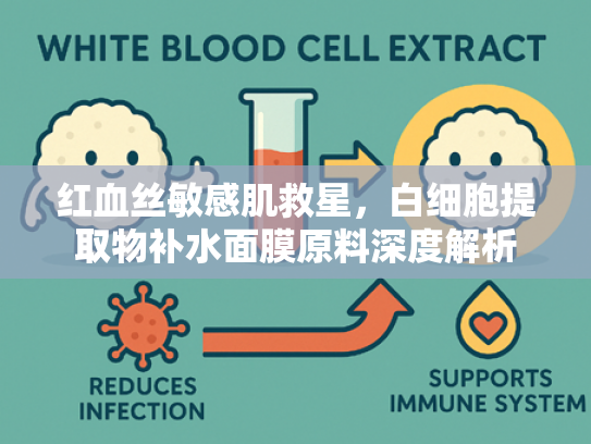 红血丝敏感肌救星，白细胞提取物补水面膜原料深度解析