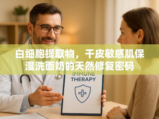 白细胞提取物，干皮敏感肌保湿洗面奶的天然修复密码