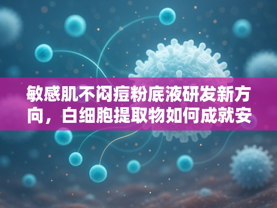 敏感肌不闷痘粉底液研发新方向，白细胞提取物如何成就安全养肤底妆