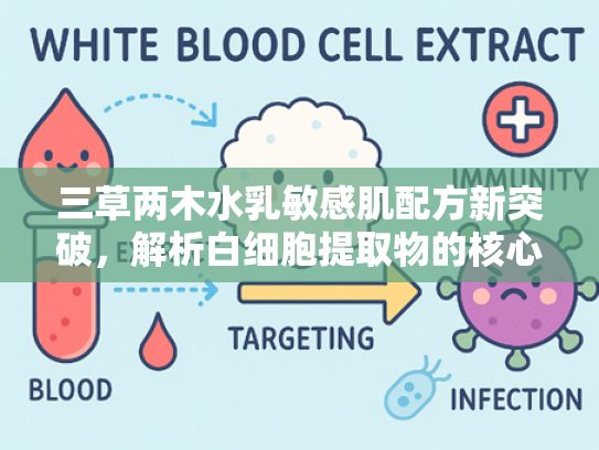 三草两木水乳敏感肌配方新突破，解析白细胞提取物的核心价值与应用前景