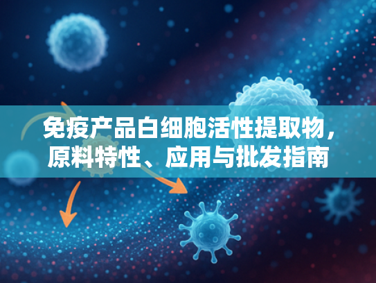 免疫产品白细胞活性提取物，原料特性、应用与批发指南