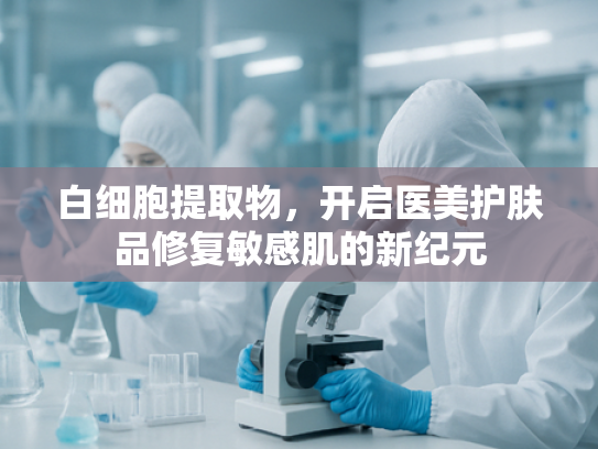白细胞提取物，开启医美护肤品修复敏感肌的新纪元