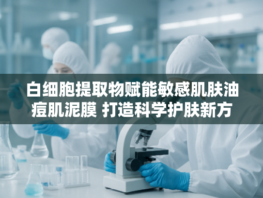 白细胞提取物赋能敏感肌肤油痘肌泥膜 打造科学护肤新方案