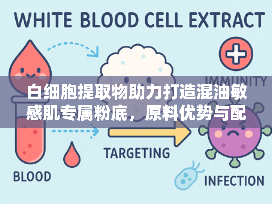 白细胞提取物助力打造混油敏感肌专属粉底，原料优势与配方解析