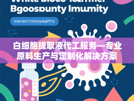 白细胞提取液代工服务—专业原料生产与定制化解决方案