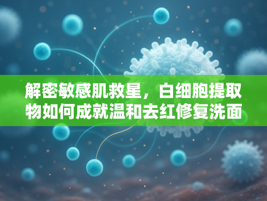 解密敏感肌救星，白细胞提取物如何成就温和去红修复洗面奶