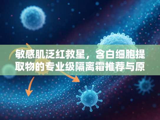 敏感肌泛红救星，含白细胞提取物的专业级隔离霜推荐与原料解析