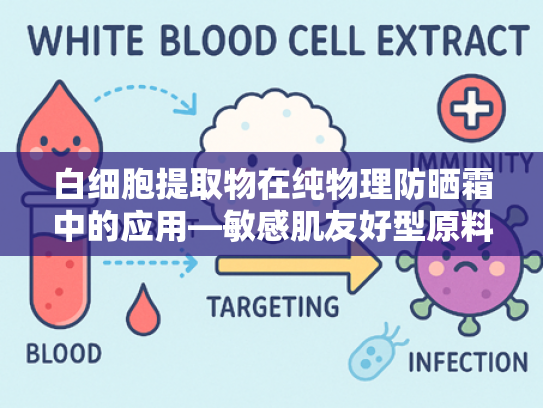 白细胞提取物在纯物理防晒霜中的应用—敏感肌友好型原料的科学解析与市场价值