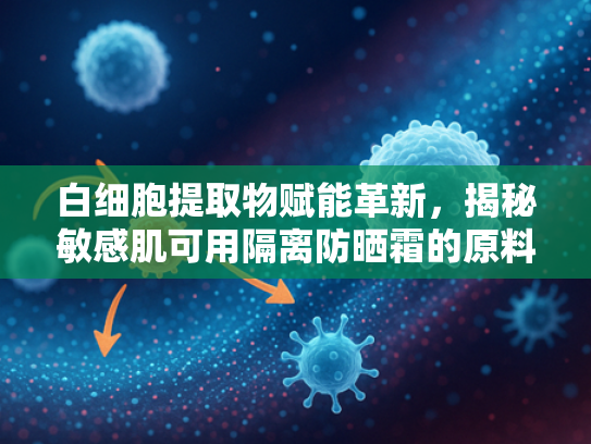 白细胞提取物赋能革新，揭秘敏感肌可用隔离防晒霜的原料奥秘