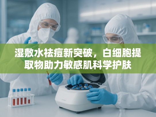 湿敷水祛痘新突破，白细胞提取物助力敏感肌科学护肤