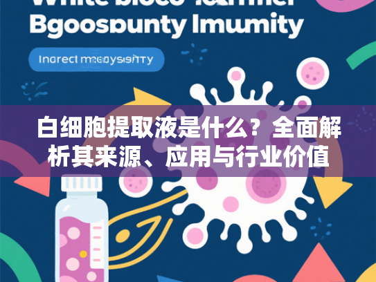 白细胞提取液是什么？全面解析其来源、应用与行业价值