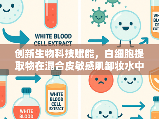 创新生物科技赋能，白细胞提取物在混合皮敏感肌卸妆水中的核心优势