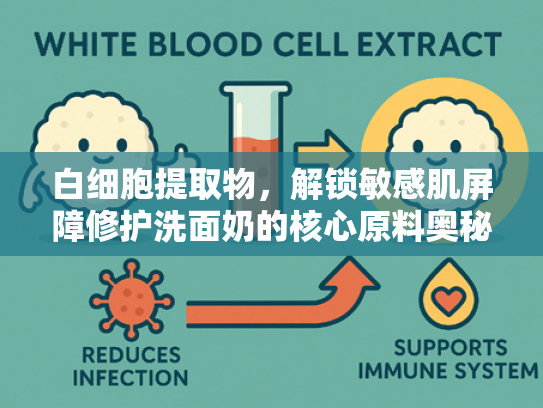 白细胞提取物，解锁敏感肌屏障修护洗面奶的核心原料奥秘