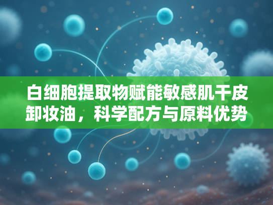白细胞提取物赋能敏感肌干皮卸妆油，科学配方与原料优势解析