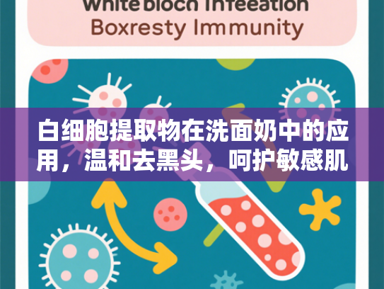 白细胞提取物在洗面奶中的应用，温和去黑头，呵护敏感肌