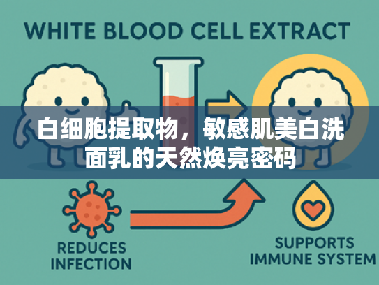 白细胞提取物，敏感肌美白洗面乳的天然焕亮密码
