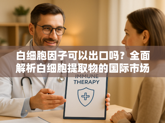 白细胞因子可以出口吗？全面解析白细胞提取物的国际市场与出口政策